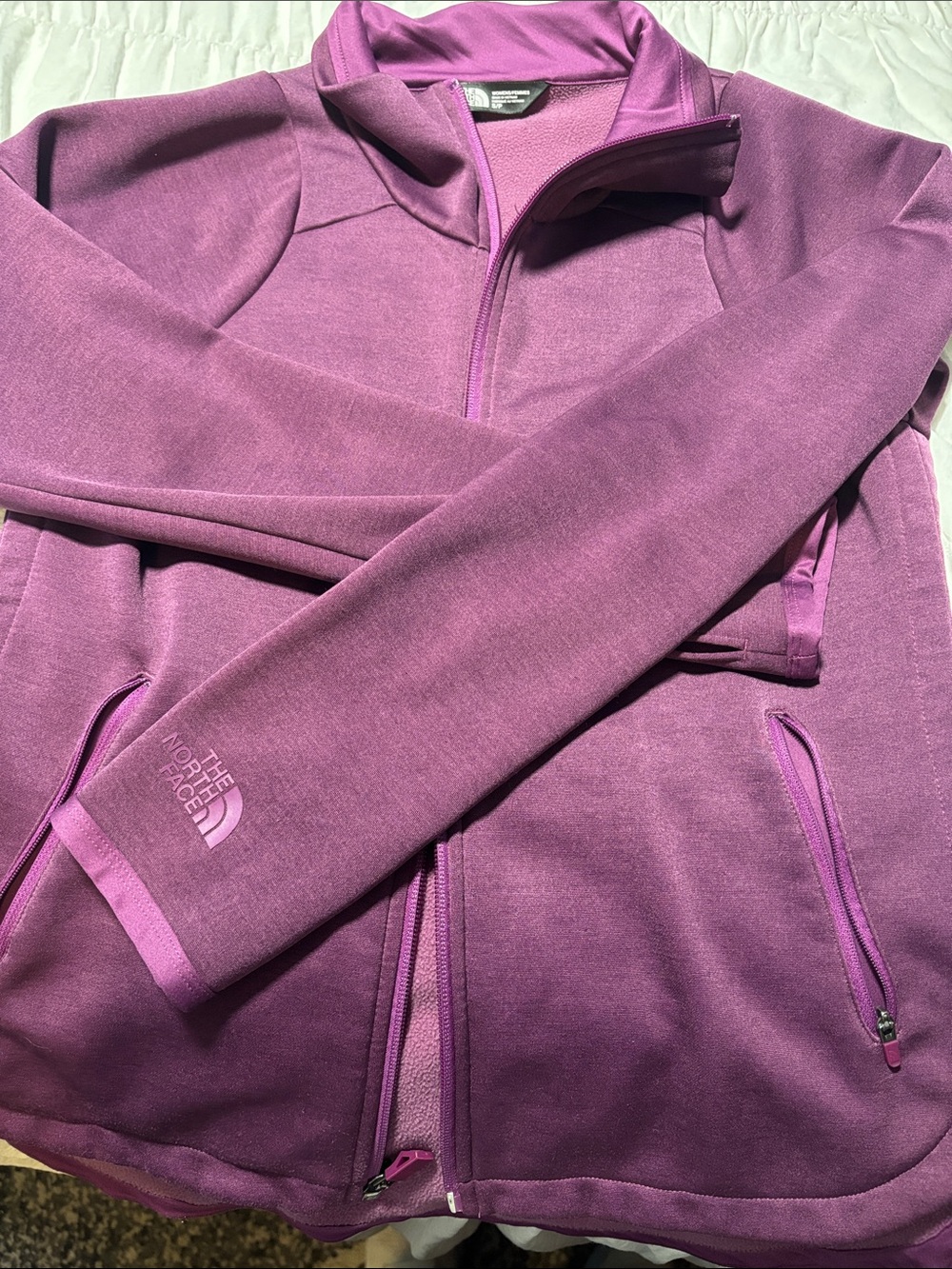 The North Face Plum Quarter-Zip Fleece Pullover